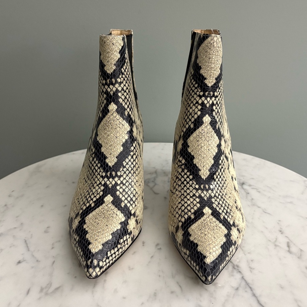 Joie NEW Ralti Python Embossed Leather Pointed To… - image 2